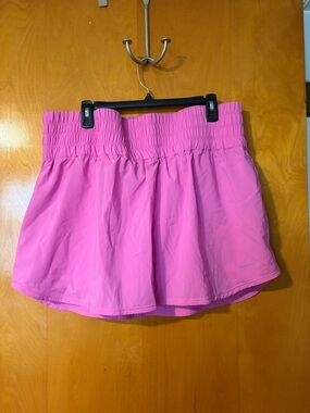 Nike Hot Pink Dri-FIT Athletic Skort